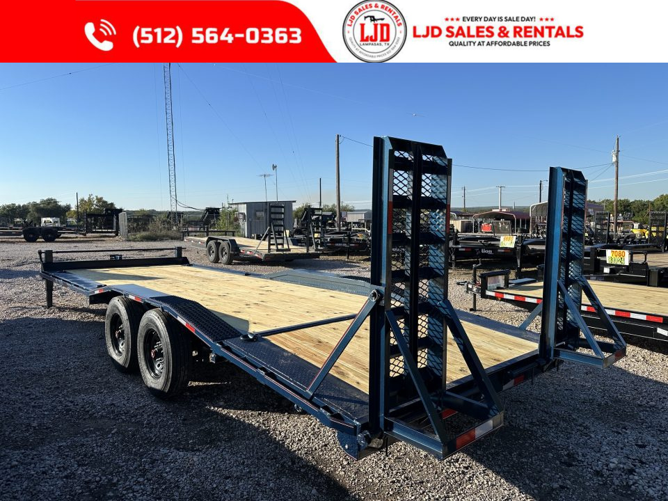 New 2026 Lion - 102" X 22' Drive Over Fender Trailer - 16K GVWR