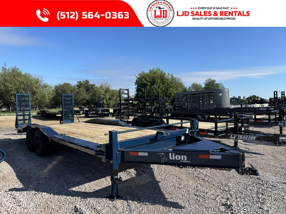 New 2026 Lion - 102  X 24' Drive Over Fender Trailer - 16K GVWR