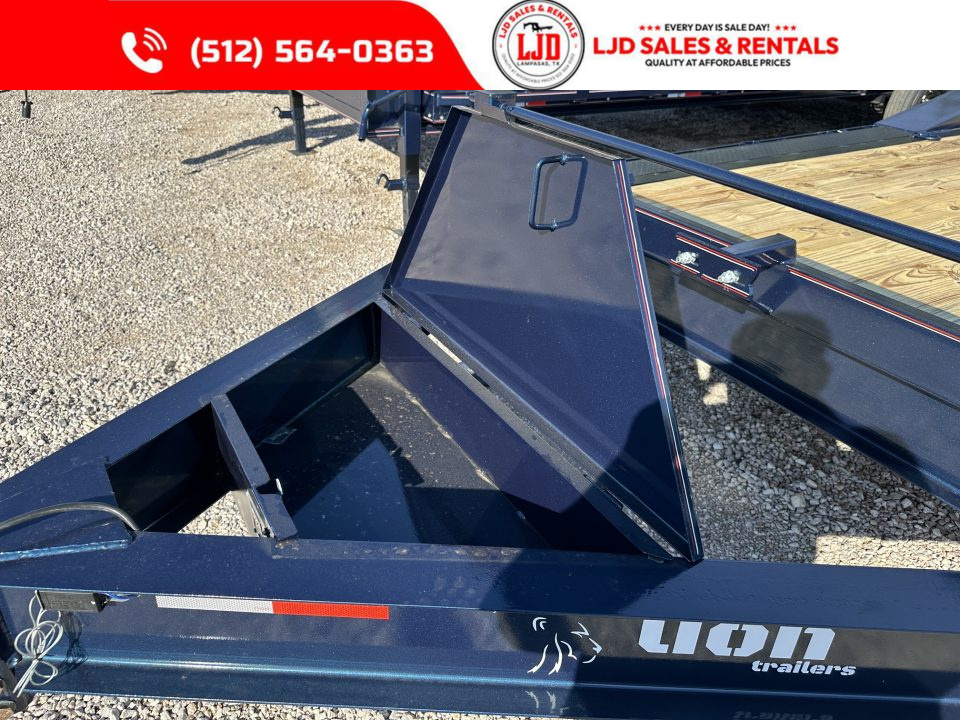 New 2026 Lion - 102" X 24' Drive Over Fender Trailer - 16K GVWR