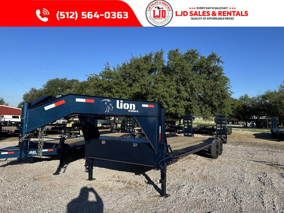 New 2026 Lion - 102" X 26' - Drive Over Fender Trailer - 16K GVWR SUR