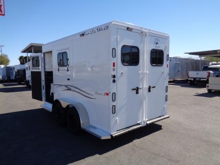 New 2027 Trails West * Classic II 2H SL * 2-Horse Slant Load Horse Trailer w/ Warm Blood Package