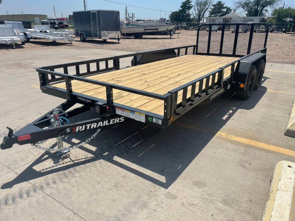 New 2027 PJ Trailers UL182 ATV Ramps Utility Trailer