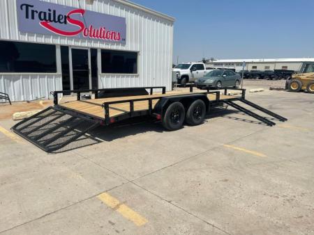 New 2027 PJ Trailers UL182 ATV Ramps Utility Trailer