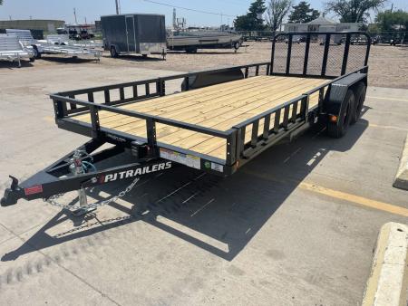 New 2027 PJ Trailers 16' X 83" With ATV Ramps Utility Trailer