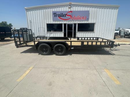 New 2027 PJ Trailers 16' X 83" With ATV Ramps Utility Trailer