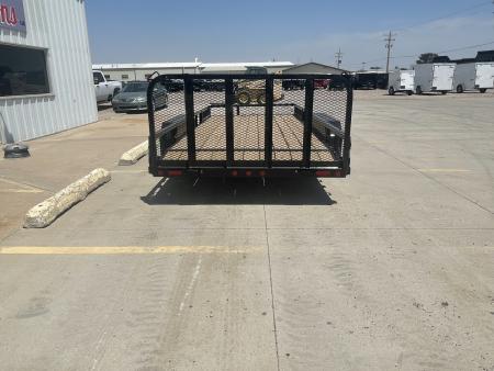 New 2027 PJ Trailers 16' X 83" With ATV Ramps Utility Trailer