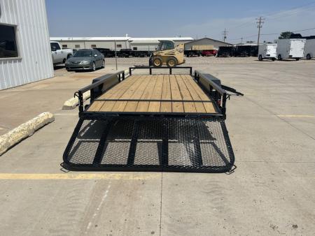 New 2027 PJ Trailers 16' X 83" With ATV Ramps Utility Trailer