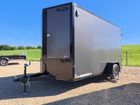 New 2027 Formula Trailers 6 x 12 x 6'6  Traverse Flat Top V-Nose with 3K GVWR , 16  OC Crossmembers ,Rear Flare w/LED Loading Lights Cargo / Enclosed Trailer