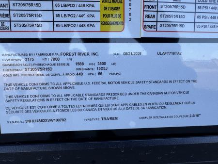 New 2027 US Cargo ULAFT716TA2 Cargo / Enclosed Trailer