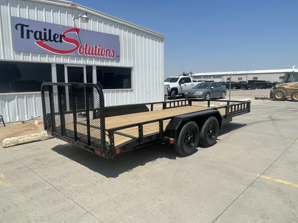 New 2027 PJ Trailers 16' X 83" With ATV Ramps Utility Trailer