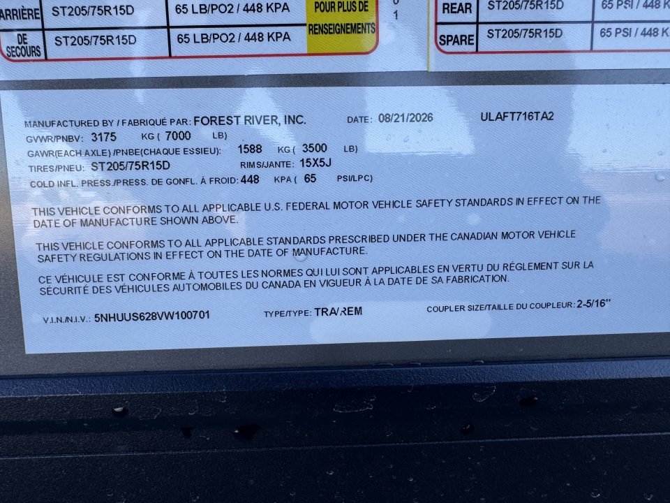 New 2027 US Cargo ULAFT7516TA2 Cargo / Enclosed Trailer