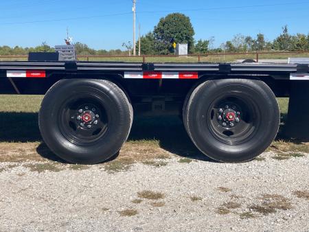 New 2027 Legend Trailers 102x30 TANDEM 22.5K GN W/ TORQUE TUBE & MAX RAMPS Flatbed Trailer
