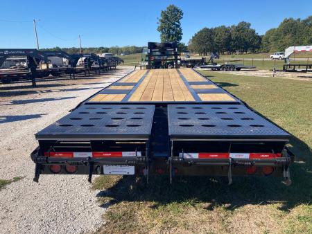 New 2027 Legend Trailers 102x30 TANDEM 22.5K GN W/ TORQUE TUBE & MAX RAMPS Flatbed Trailer