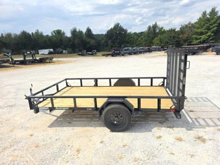 New 2026 Load Trail 77 x 12 SINGLE UTILITY W/ 4' FOLD IN GATE
