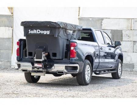 New NEW 2026 SALTDOGG (SHPE1500) 1.5 cu yd Poly Hopper Electric Salt Spreader w/ Standard Chute