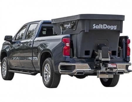 New NEW 2026 SALTDOGG (SHPE1500) 1.5 cu yd Poly Hopper Electric Salt Spreader w/ Standard Chute