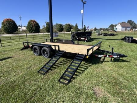 New 2027 H&H Trailers 82x16 ATV Trailer, 7K Tandem