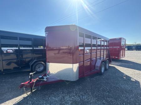 New 2027 Valley 16FT Stock 7K - GVWR | Livestock Trailer