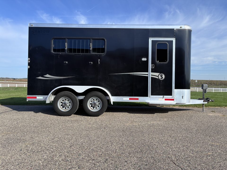 Used 2018 Shadow 3H BP Horse Trailer