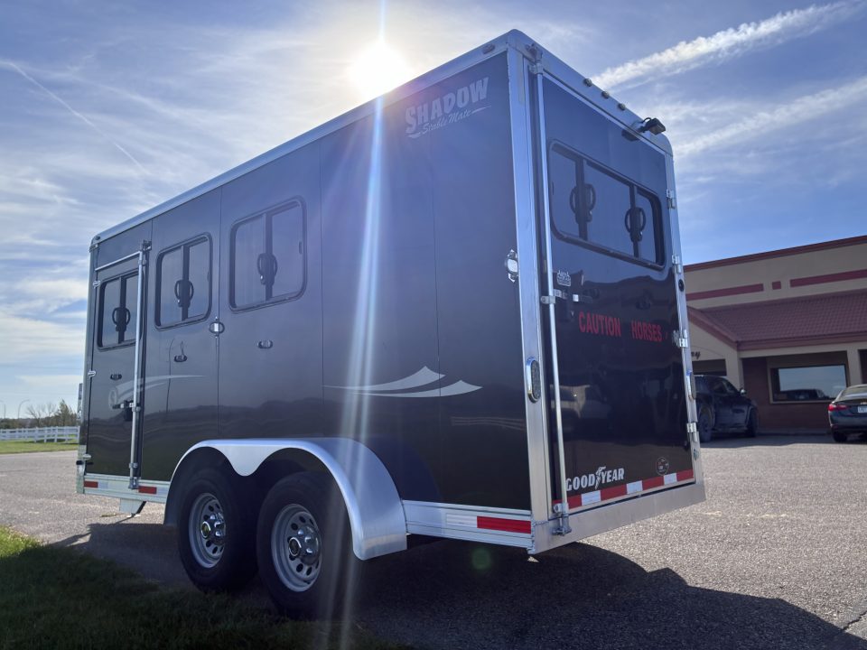 Used 2018 Shadow 3H BP Horse Trailer