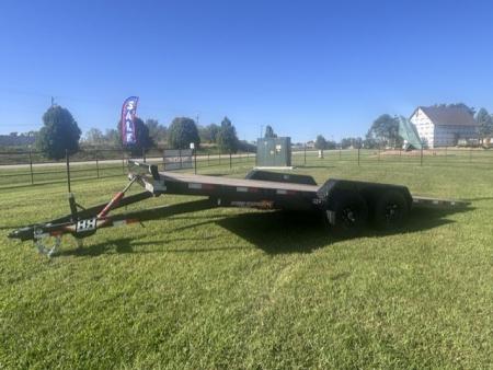 New 2027 H&H Trailers 82x20 Manual Tilt Speed Loader Car Hauler Trailer, 10k