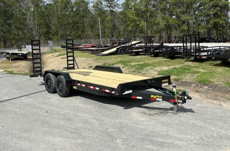 New 2027 Big Tex 14EB Equipment Trailer 7X20 ( 17ft Deck + 3ft Dove =20ft) #10,980 Payload