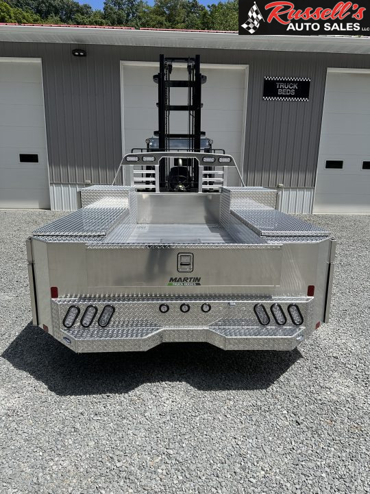 New Martin Truck Bodies Aluminum Gooseneck Service Body DRW 8' Diamond Tread * Clear Lens * Back Window CutOut Gooseneck Bodies