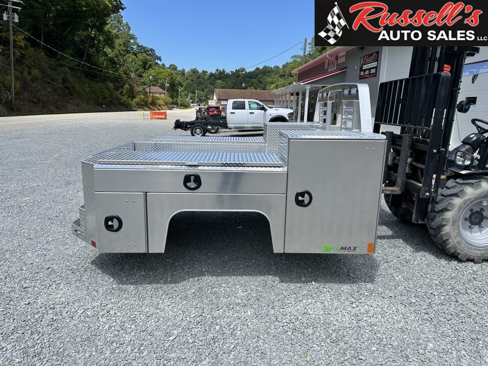New Martin Truck Bodies Aluminum Gooseneck Service Body DRW 8' Diamond Tread * Clear Lens * Back Window CutOut Gooseneck Bodies