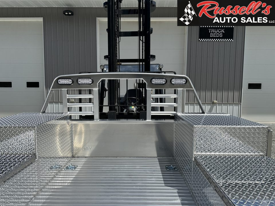 New Martin Truck Bodies Aluminum Gooseneck Service Body DRW 8' Diamond Tread * Clear Lens * Back Window CutOut Gooseneck Bodies