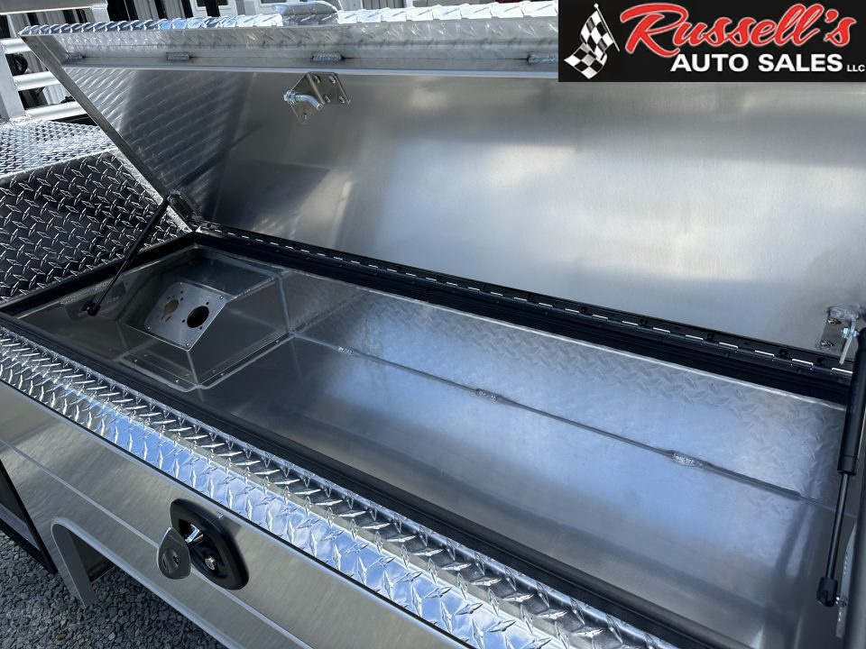 New Martin Truck Bodies Aluminum Gooseneck Service Body DRW 8' Diamond Tread * Clear Lens * Back Window CutOut Gooseneck Bodies
