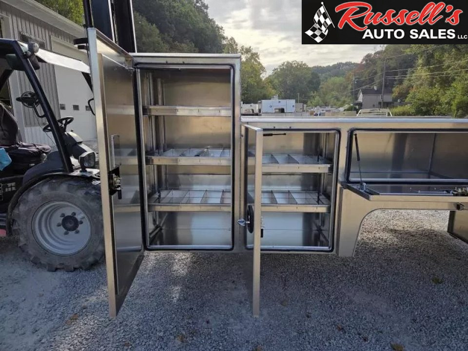New Martin Truck Bodies Aluminum HFSB Service Body DRW 84" CA Cab and Chassis Tall Front Compartment SMOOTH APPEARANCE Service Bodies