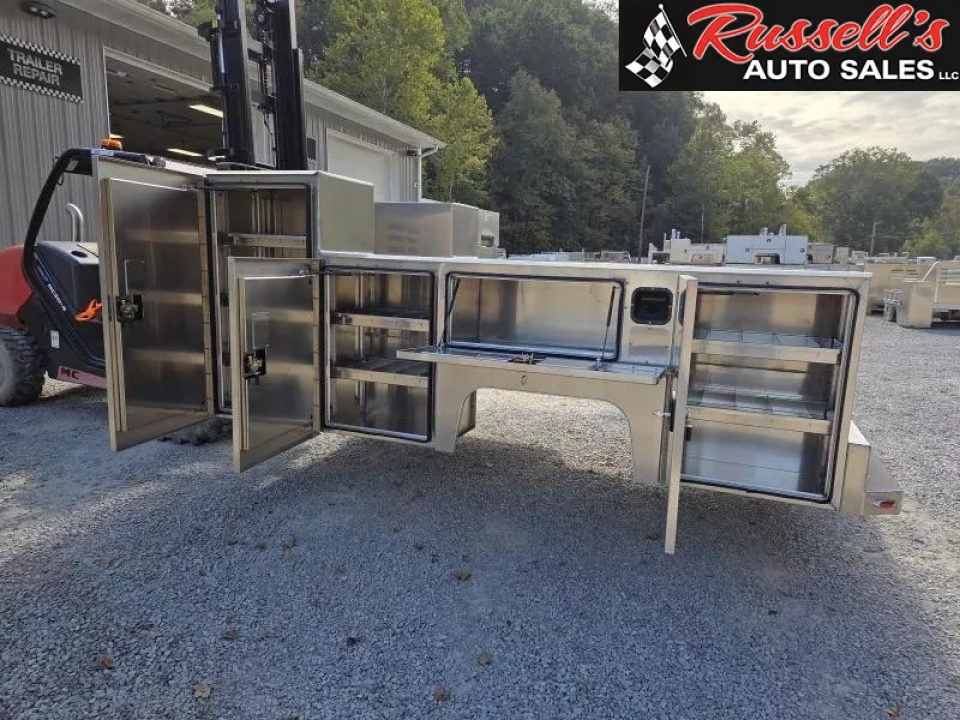 New Martin Truck Bodies Aluminum HFSB Service Body DRW 84" CA Cab and Chassis Tall Front Compartment SMOOTH APPEARANCE Service Bodies