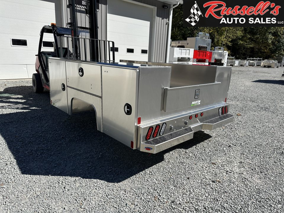 New Martin Truck Bodies Aluminum SSB Service Body DRW 60  CA Cab and Chassis SMOOTH APPEARANCE Service Bodies