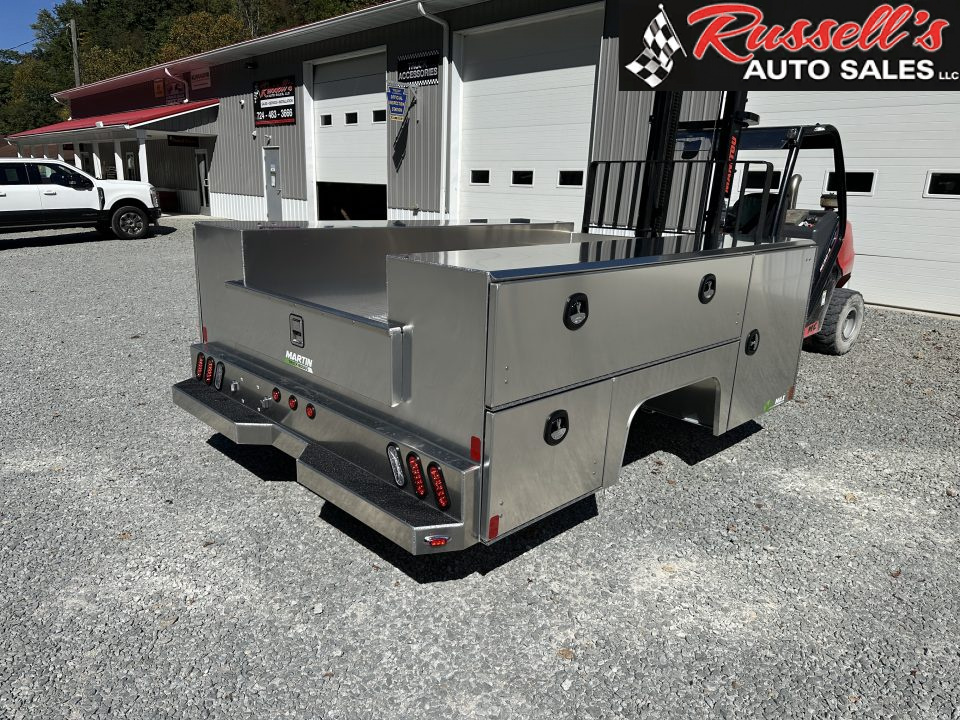 New Martin Truck Bodies Aluminum SSB Service Body DRW 60" CA Cab and Chassis SMOOTH APPEARANCE Service Bodies