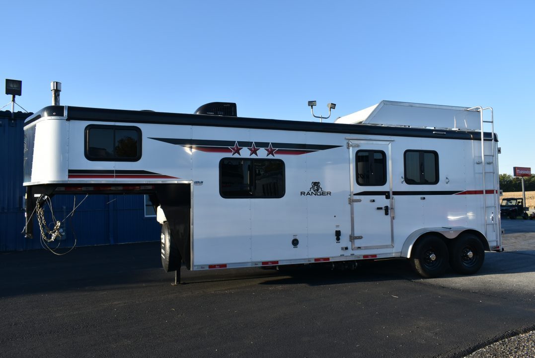 Used 2023 Bison Trailers 7208 RANGER Horse Trailer