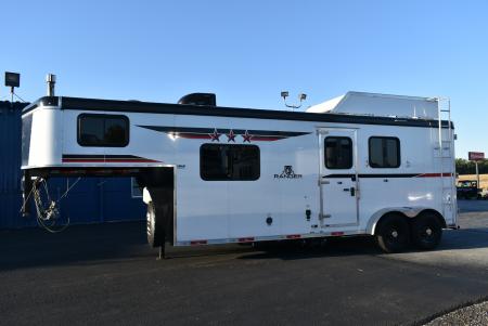 Used 2023 Bison Trailers 7208 RANGER Horse Trailer