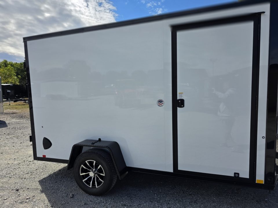 New 2027 Formula Trailers 6x12 6'6 INSIDE BLACKOUT TRIM 080 SCREWLESS EXTERIOR ramp door DRINGS ALUMINUM WHEELS Cargo / Enclosed Trailer