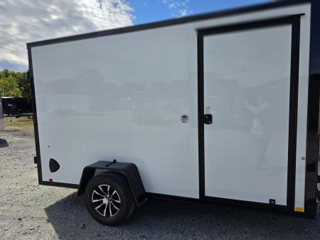 New 2027 Formula Trailers 6x12 6'6 INSIDE BLACKOUT TRIM 080 SCREWLESS EXTERIOR ramp door DRINGS ALUMINUM WHEELS Cargo / Enclosed Trailer