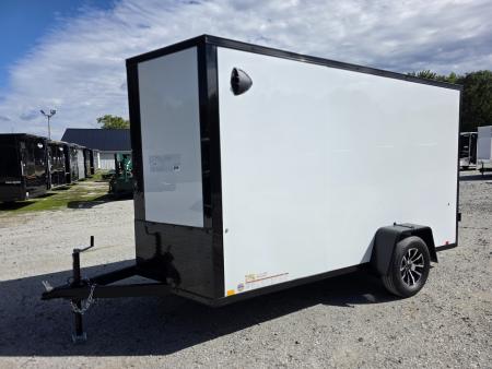 New 2027 Formula Trailers 6x12 6'6 INSIDE BLACKOUT TRIM 080 SCREWLESS EXTERIOR ramp door DRINGS ALUMINUM WHEELS Cargo / Enclosed Trailer