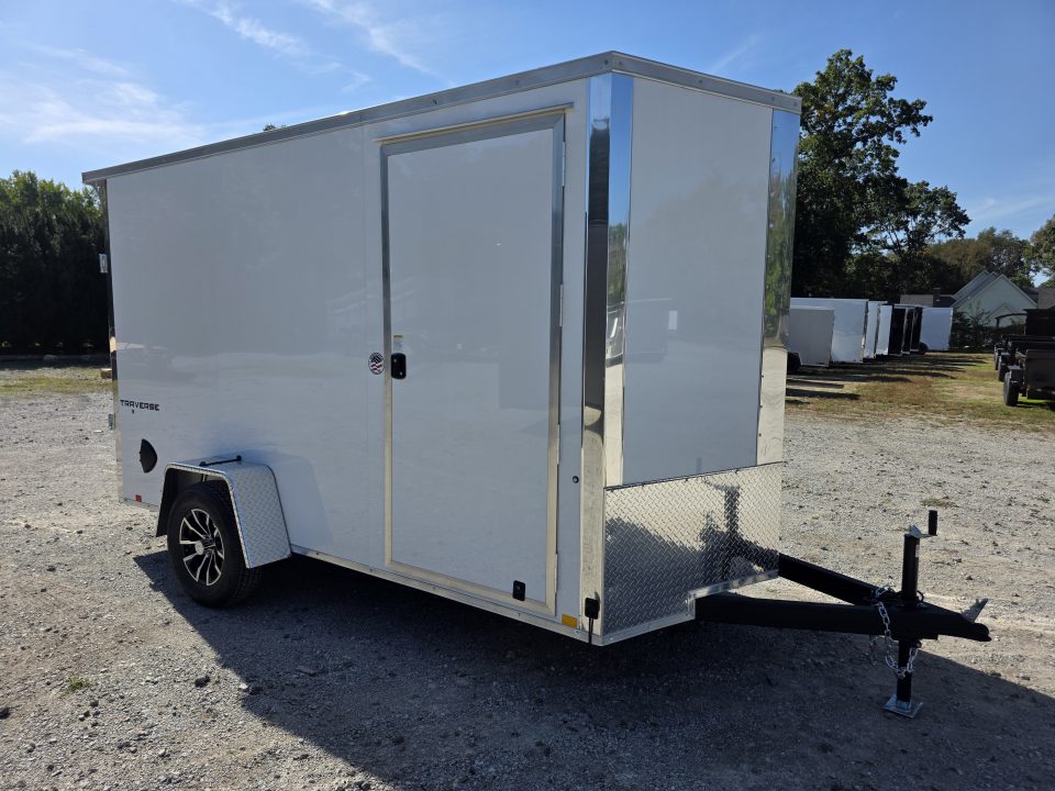 New 2027 Formula Trailers 6x12 6'6 INSIDE080 SCREWLESS EXTERIOR ramp door ALUMINUM WHEELS Cargo / Enclosed Trailer