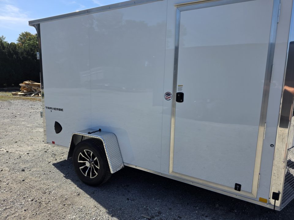 New 2027 Formula Trailers 6x12 6'6 INSIDE080 SCREWLESS EXTERIOR ramp door ALUMINUM WHEELS Cargo / Enclosed Trailer