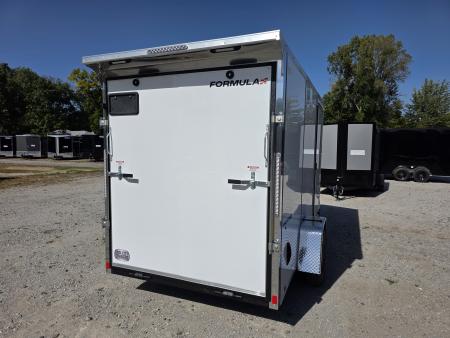 New 2027 Formula Trailers 6x12 6'6 INSIDE080 SCREWLESS EXTERIOR ramp door ALUMINUM WHEELS Cargo / Enclosed Trailer