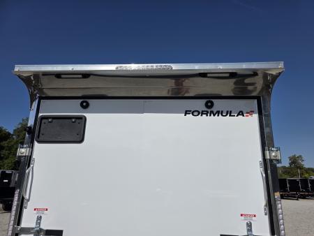 New 2027 Formula Trailers 6x12 6'6 INSIDE080 SCREWLESS EXTERIOR ramp door ALUMINUM WHEELS Cargo / Enclosed Trailer