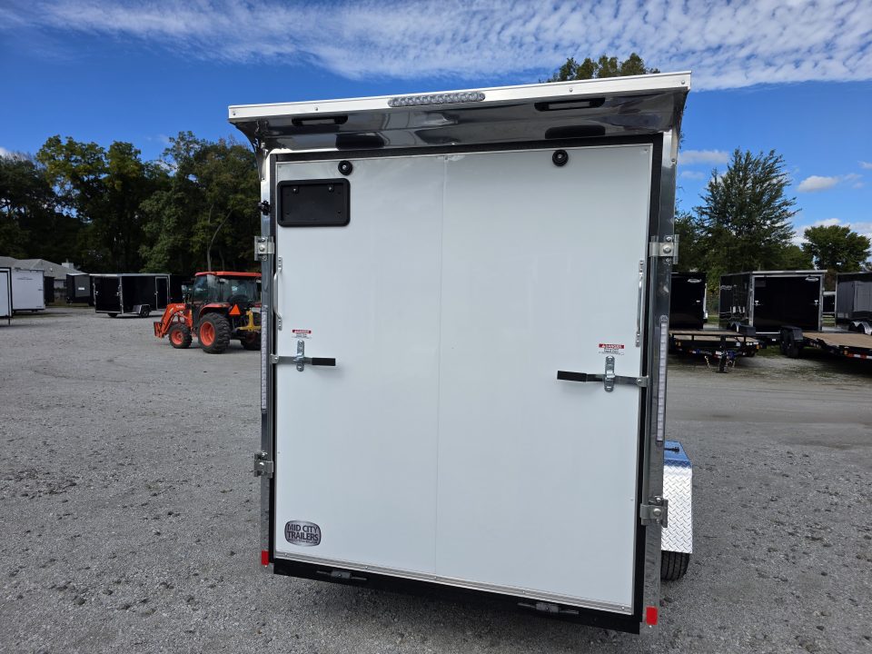 New 2027 Formula Trailers 6x12 6'6 INSIDE 080 SCREWLESS EXTERIOR ramp door ALUMINUM WHEELS Cargo / Enclosed Trailer
