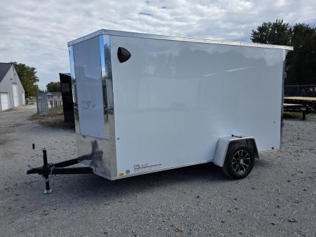 New 2027 Formula Trailers 6x12 6'6 INSIDE 080 SCREWLESS EXTERIOR ramp door ALUMINUM WHEELS Cargo / Enclosed Trailer