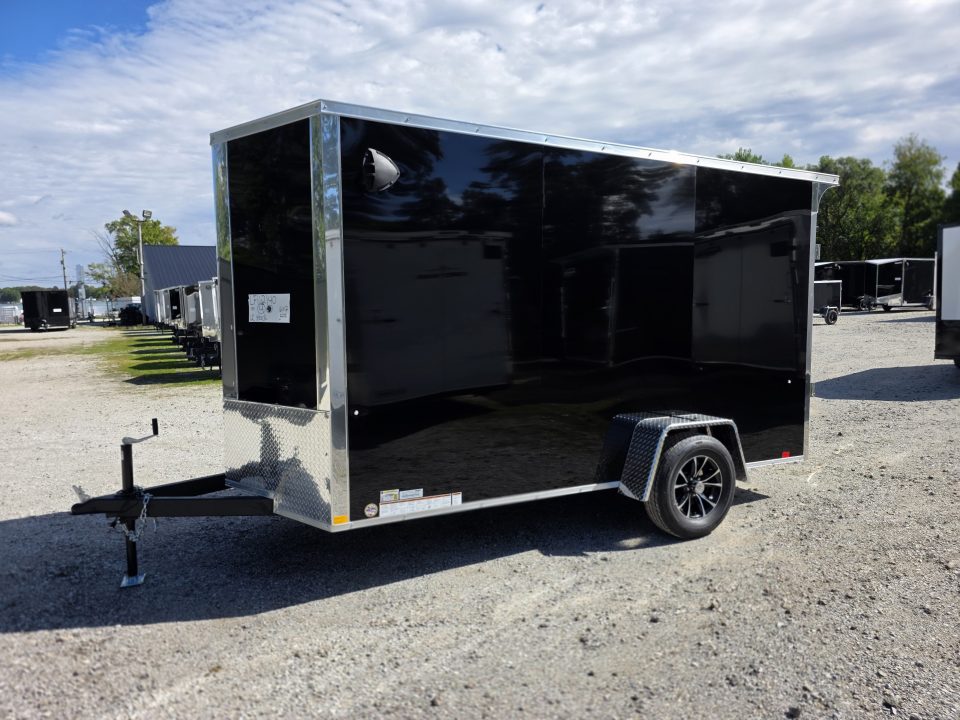 New 2027 Formula Trailers 6x12 6'6 INSIDE 080 SCREWLESS EXTERIOR ramp door ALUMINUM WHEELS Cargo / Enclosed Trailer