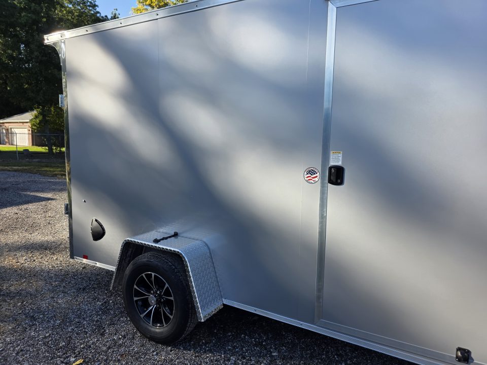 New 2027 Formula Trailers 6x12 6'6 INSIDE 080 SCREWLESS EXTERIOR ramp door ALUMINUM WHEELS Cargo / Enclosed Trailer