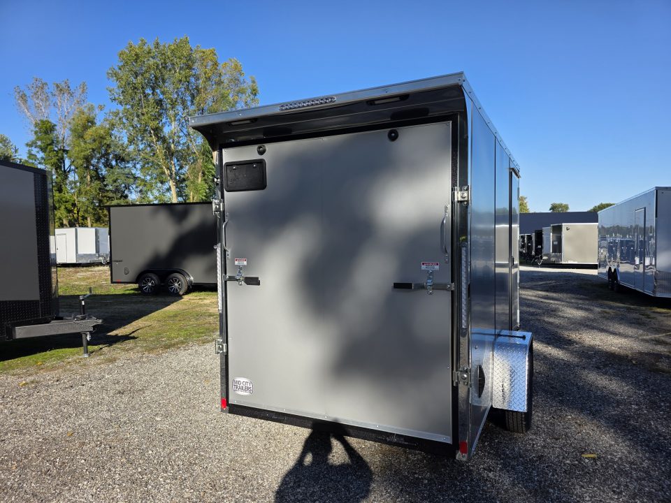 New 2027 Formula Trailers 6x12 6'6 INSIDE 080 SCREWLESS EXTERIOR ramp door ALUMINUM WHEELS Cargo / Enclosed Trailer