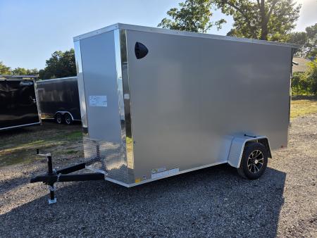 New 2027 Formula Trailers 6x12 6'6 INSIDE 080 SCREWLESS EXTERIOR ramp door ALUMINUM WHEELS Cargo / Enclosed Trailer