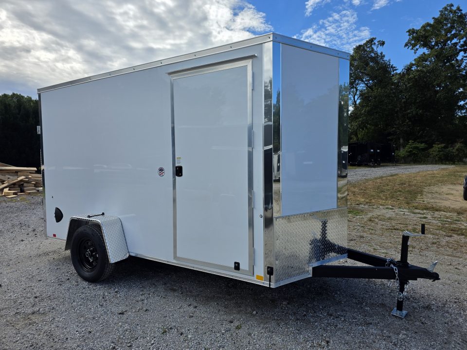 New 2027 Formula Trailers 6x12 6'6 INSIDE 080 SCREWLESS EXTERIOR ramp door 6 X 12 Cargo / Enclosed Trailer